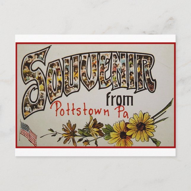 Carte Postale Pottstown Pennsylvania Souvenir (Devant)