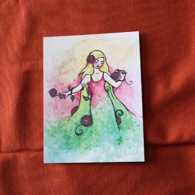 Carte Postale Pouce verte Printemps (Créateur téléchargé)