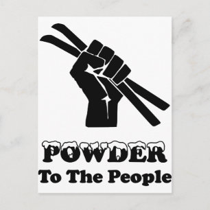 Carte Postale Poudre Pour Le Peuple