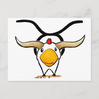 Carte Postale Poulet de Taurus