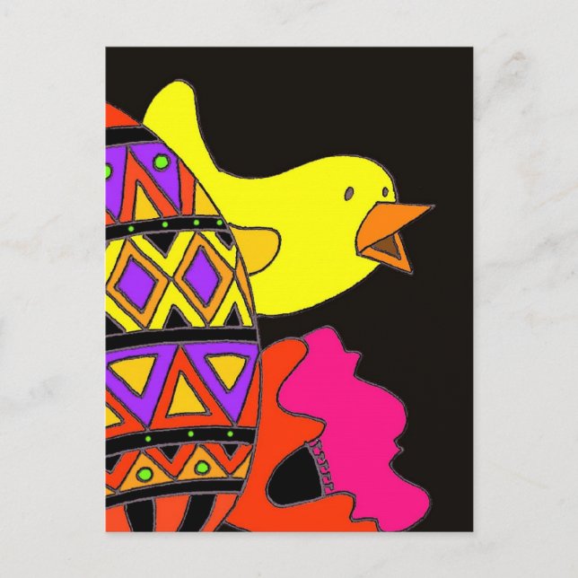 Carte Postale Poulet Ukrainien Personnalisable (Devant)