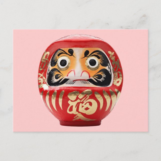 Carte Postale Poupée Daruma (Devant)