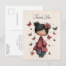 Poupée de Fée Fantaisiste Rétro Mignonne Merci