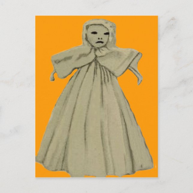 Carte Postale Poupée d'Enfant Esprit Fantôme Effrayant Surnature (Devant)