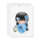 Poupée Kokeshi hiver - Geisha Girl