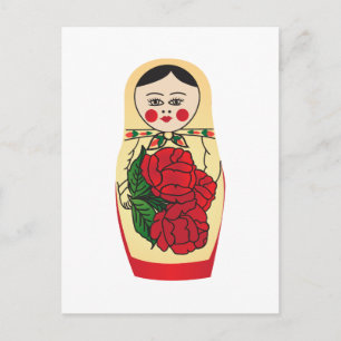 Carte Postale Poupée Matrjoška