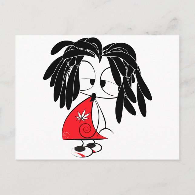 Carte Postale Poupée Rastaman (Devant)