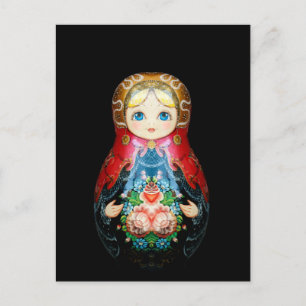Carte Postale Poupée russe unique