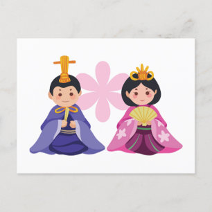 Carte Postale Poupées de Hina Matsuri