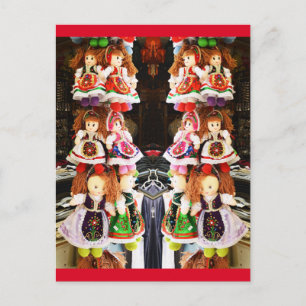 Carte Postale Poupées hongroises