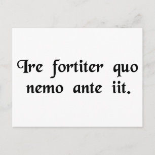 Carte Postale Pour aller hardiment où aucun homme n'est allé