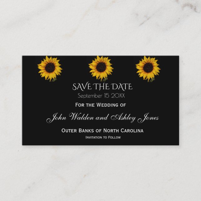 Carte postale pour annoncer la date de mariage ave (Devant)