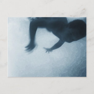 Carte postale pour bébé-eau