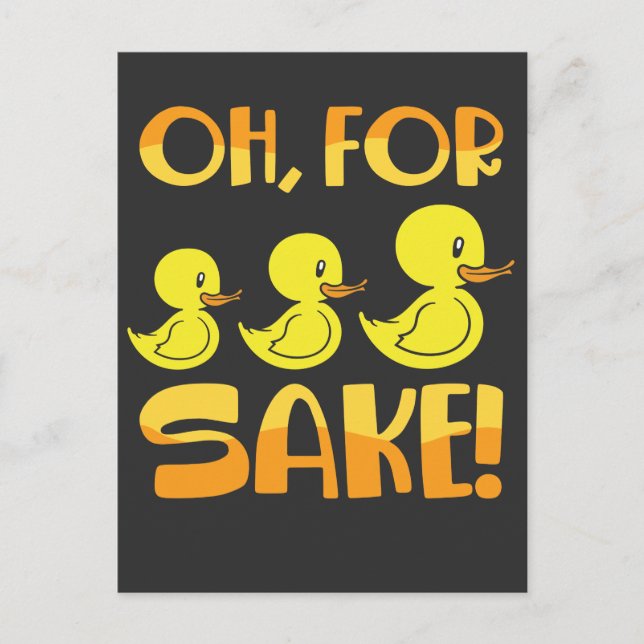 Carte Postale Pour Canards Sake Canards Canards Canards En Caout (Devant)