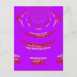 Carte Postale Pour drôle, je me manque de toi