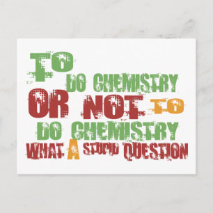 Carte Postale Pour faire de la chimie