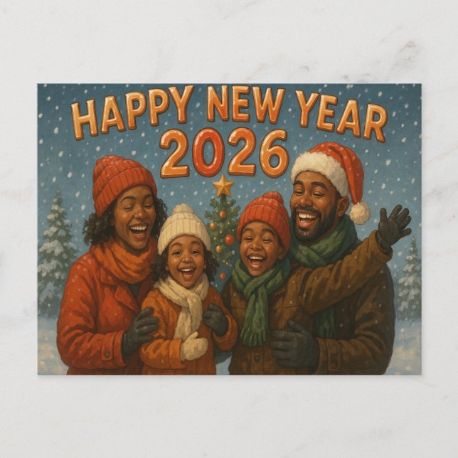 Carte postale pour fêtes annuelles (Devant)