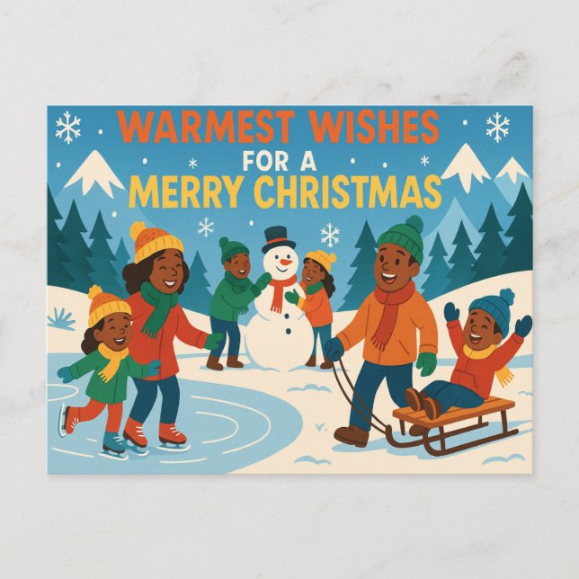 Carte postale pour fêtes annuelles (Devant)