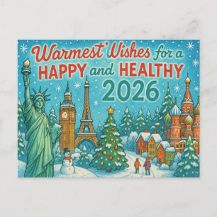 Carte postale pour fêtes annuelles