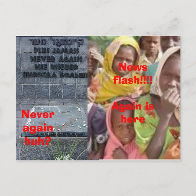 Carte postale pour génocide (Devant)