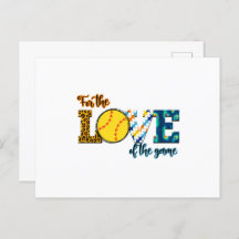 Pour L'Amour Du Jeu Softball Maman Leopard