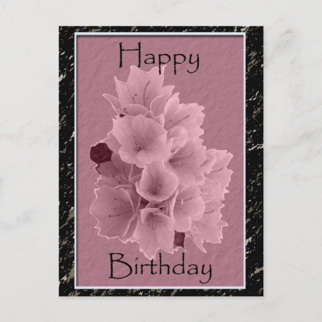 Carte postale pour l'anniversaire d'Azalea (Devant)