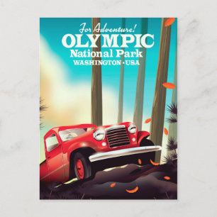 Carte Postale Pour l'aventure ! Parc national olympique Washingt