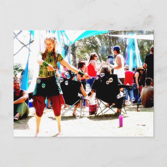 Carte postale pour le plaisir de la bulle (Devant)