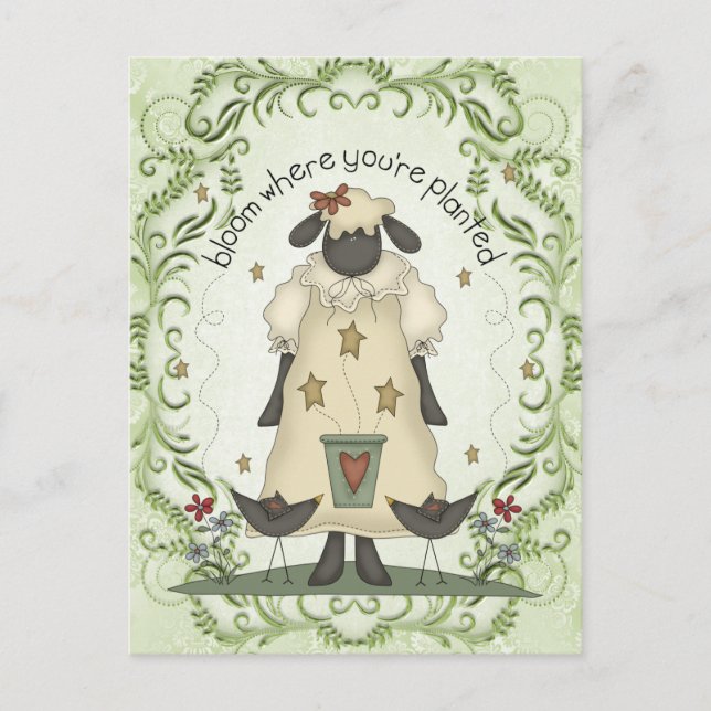 Carte postale pour le plaisir du mouton (Devant)