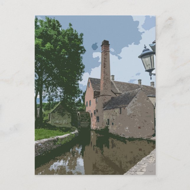 Carte postale pour le village Cotswolds (Devant)