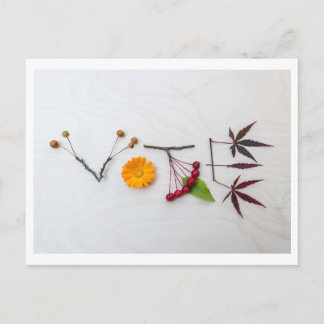 Carte postale pour le vote