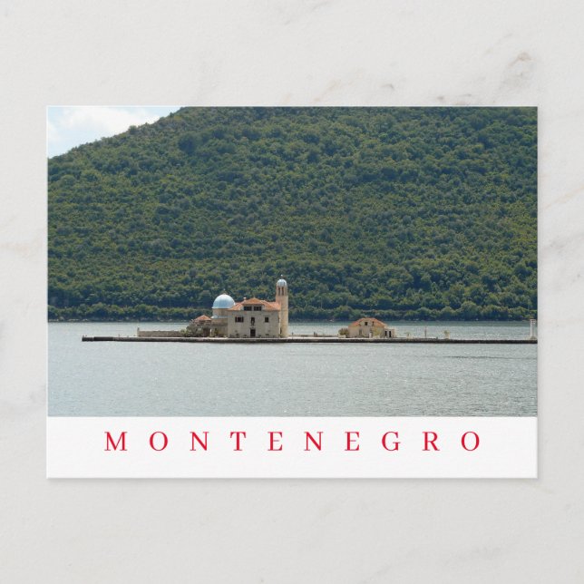 Carte postale pour l'église du Monténégro (Devant)