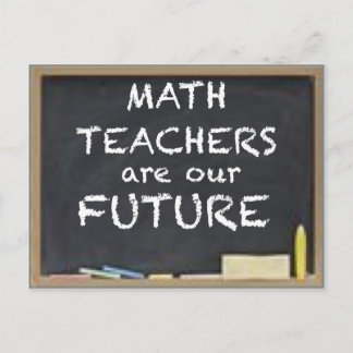 CARTE POSTALE POUR LES ENSEIGNANTS DE MATHÉMATIQUES