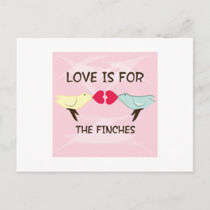 Carte Postale Pour Les Finches