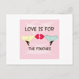 Carte Postale Pour Les Finches