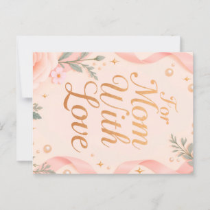Carte Postale Pour maman avec amour