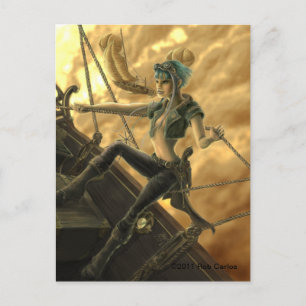 Carte postale pour marin à voile Juili