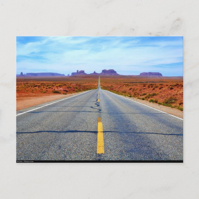 Carte postale pour Monument Valley, Utah, USA (Devant)