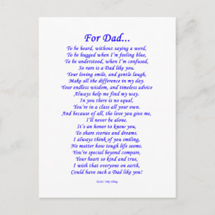 Carte Postale Pour papa