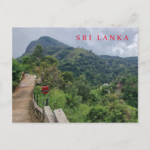 Carte postale pour Sri Lanka Ella's Rock view