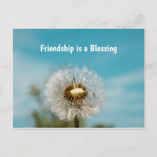 Carte postale pour un ami qui pense à vous