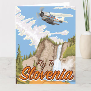 Carte postale pour voler en Slovénie