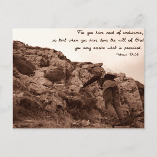 Carte Postale Pour vous avez besoin d'endurance