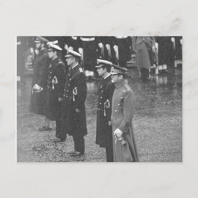 Carte Postale Pourcentage vintage, Princes britanniques, Jour du (Devant)