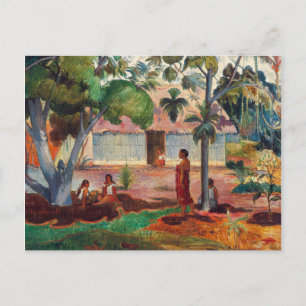 Carte Postale Pourquoi Êtes-Vous En Colère ? par Paul Gauguin