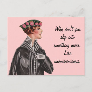 Carte Postale Pourquoi ne...