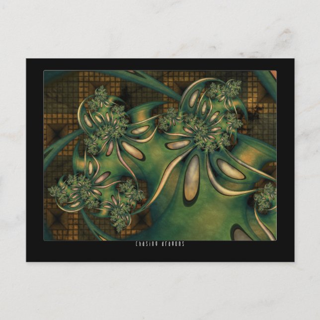 Carte Postale Poursuivre les dragons (Devant)