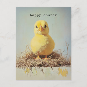 Carte Postale Poussette grincheuse dans le nid