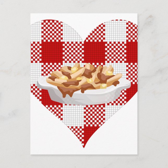 Carte Postale poutine (Devant)