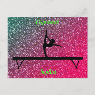 Carte Postale Poutre de Gymnastique Pastèque Étincelle